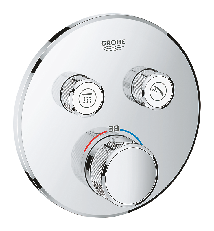 GROHE Smartcontrol indbygningstermostat med 2 funktioner