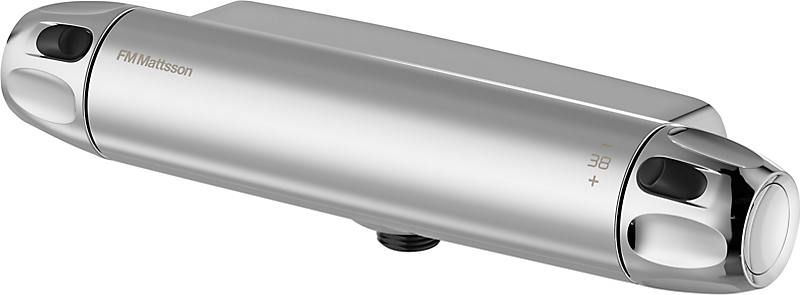 FMM 9000xe termostat tryk- og temperaturstyring. Krom