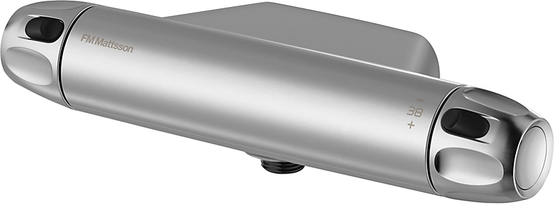 FMM 9000xe termostat 40cc ned tryk- og temperaturstyring. Børstet krom