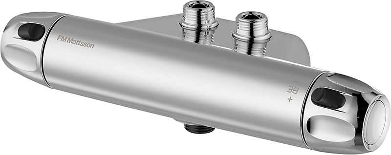 FMM 9000xe termostat 40cc op tryk- og temperaturstyring. Krom