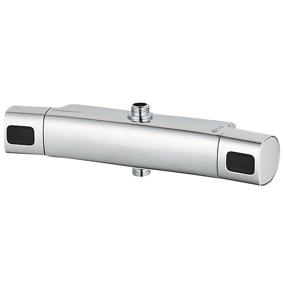 FMM Siljan termostatarmatur afgang op og ned m/keramisk topstykke, kontraventiler, trykbalanceret.