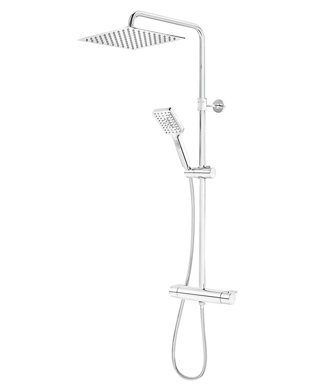 Gustavsberg Estetic brusesystem 900x490x100mm. Krom