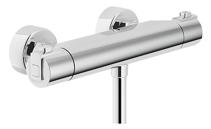 Image termostatbatteri. Trykbalanceret. Krom, inkl. rosetter