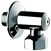 CMA vinkelforskruning med afspærring & omløber M 1/2'' x F 3/4''