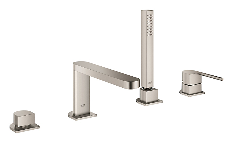 GROHE Plus 2019 etgrebsbatteri 221mm tud til kar/brus. Supersteel