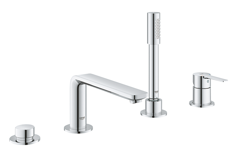 GROHE Lineare New badekar & brusekombination 4-hul. Krom