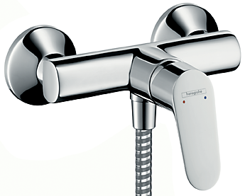 hansgrohe Focus 1-grebs brusearmatur, krom
