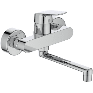 Ideal Standard Ceraflex Vægarmatur med svingtud 200 mm med forskruninger & rosetter