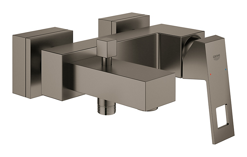 GROHE EuroCube etgrebsbatteri c/c 150mm til kar/brus. Børstet hard graphite