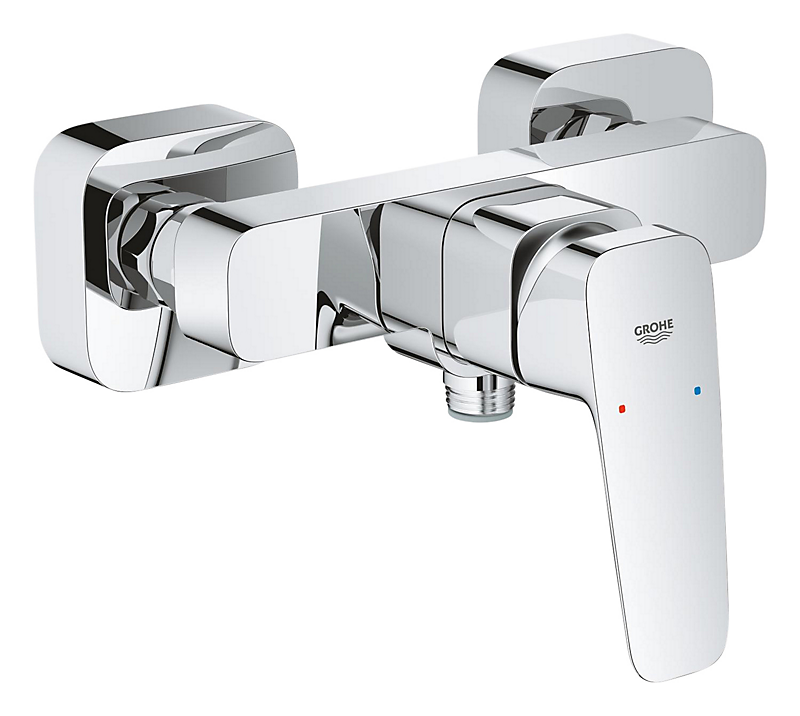 GROHE Cubeo Brusearmatur Vægmont. Krom
