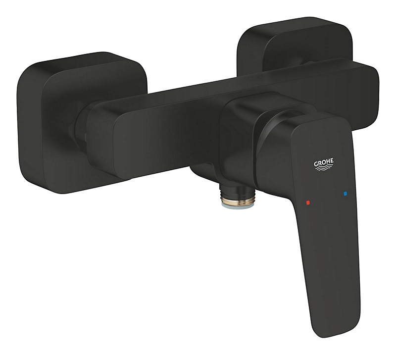 GROHE Cubeo Brusearmatur Vægmont. Sort