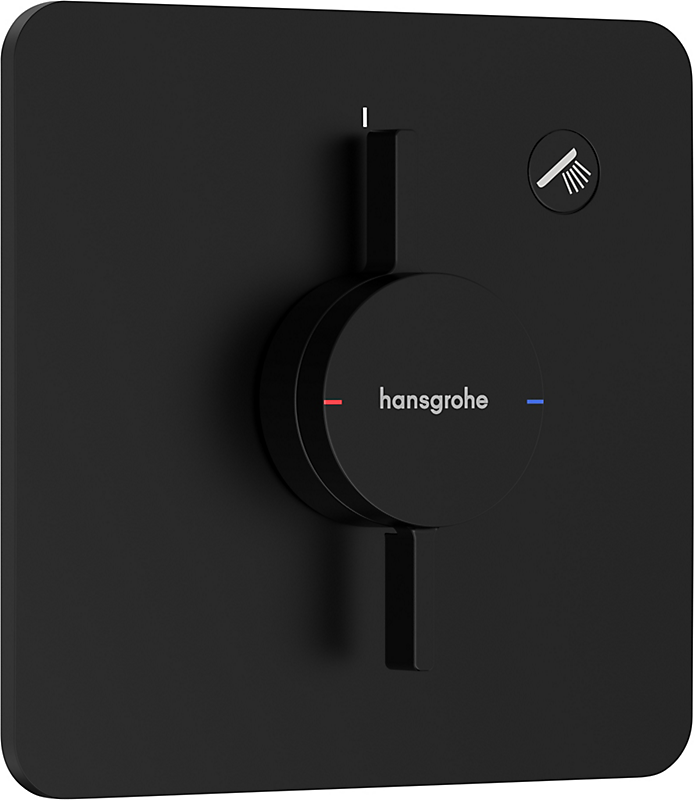 hansgrohe DuoTurn Q Armatur til indbygning 1 udtag. Mat sort