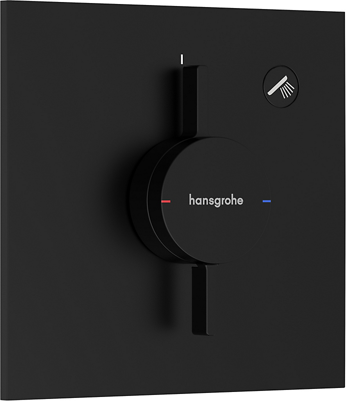 hansgrohe DuoTurn E Armatur til indbygning 1 udtag. Mat sort