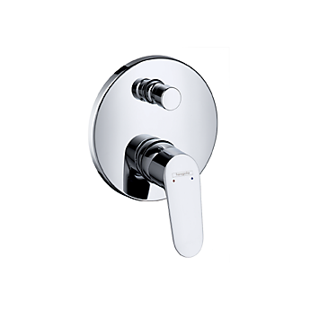 hansgrohe Focus 1-grebs kar/brusearmatur til indbygning