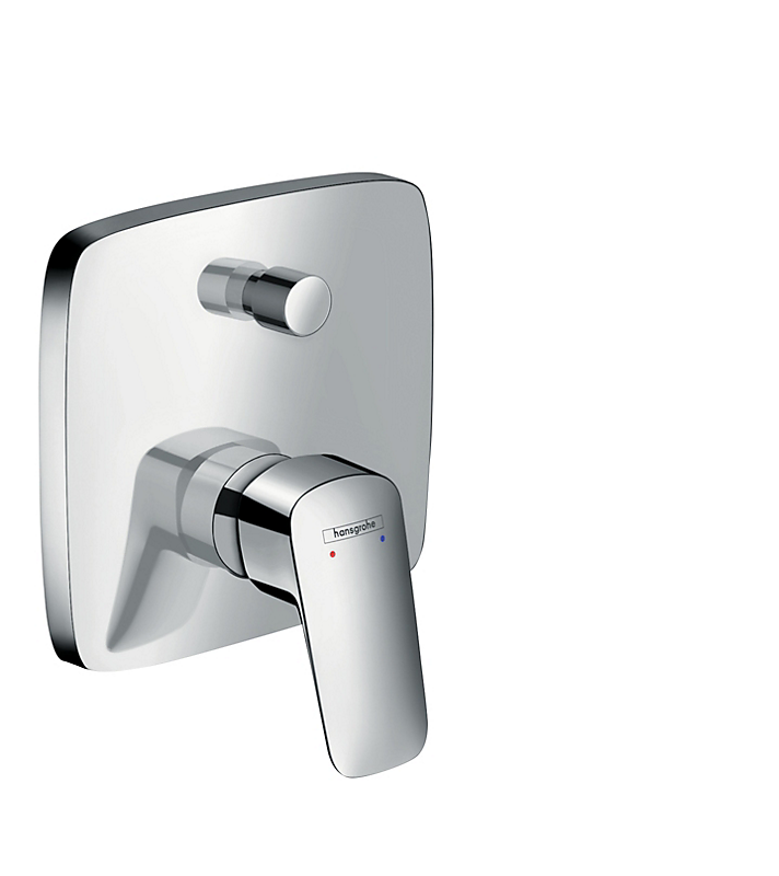 hansgrohe Logis kar/brusearmatur til indbygning, krom