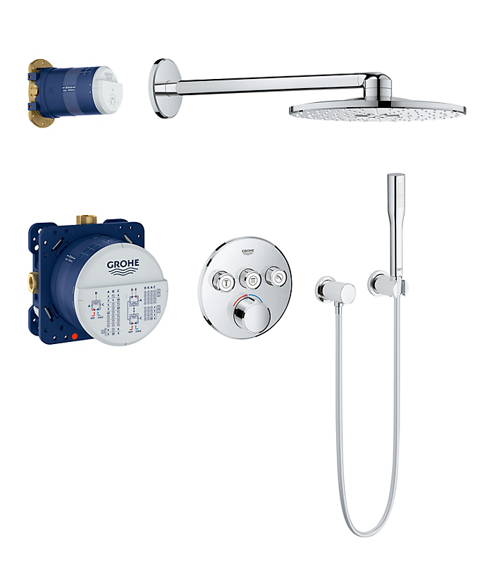 GROHE Smartcontrol armatur sampak med 3 funktioner, Rund. Husk 722449908