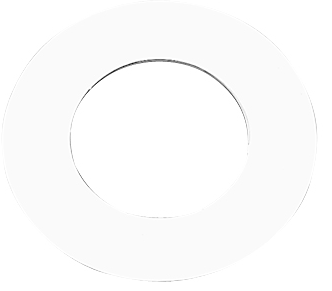 Vola roset indv. Ø30mm udv. Ø60mm hvid