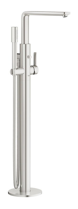 GROHE Lineare armatur til badekar fritstående. Supersteel