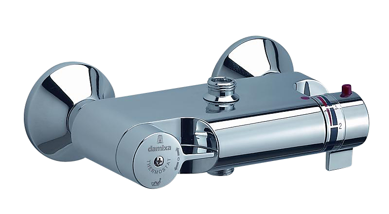 Damixa TMC kar-/brusebat. fork. Med forkromet greb. u/rosetter 27650.00C