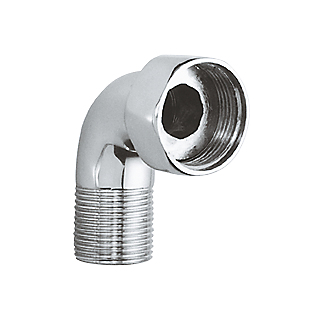 GROHE Lahrer THM / MWZ tilslutning 1 1/2x1 1/4 med roset. Forkromet