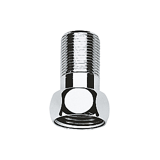 GROHE Lahrer THM / MWZ afgangsforskruning 1 1/2x1 1/4 med roset. Forkromet