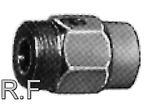 Broen Tilgangstykke Ligeløbende 3/4x1/2 N/M 33211 . Længde 41 mm