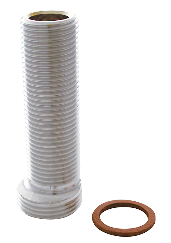 tilgangsstykke excentrisk 3/4'' x 1/2'', 75 mm. Krom