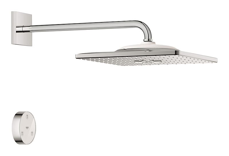 GROHE Rainshower Smartconnect hovedbruser 310x310/420mm med brusearm/fjernbetjening. Forkromet