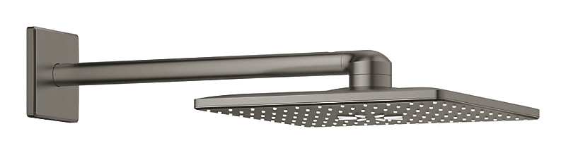 GROHE Rainshower SmartActive 310 Cube Hovedbruser sæt 430 mm, 2 sprays, børstet hard graphite