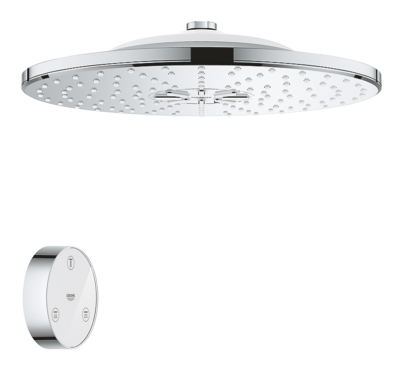 GROHE Rainshower SmartConnect 310 hovedbruser, 2 sprays, Ecojoy 9,5l, med trådløs fjernbetjening