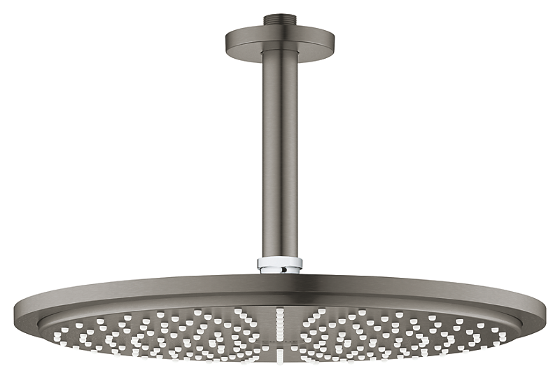 GROHE RSH Cosmopolitan 310 hovedbruser sæt, loft, 142mm, 1 spray, Børstet Hard Graphite