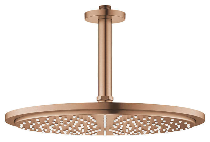 GROHE RSH Cosmopolitan 310 hovedbruser sæt, loft, 142 mm, 1 spray, Børstet Warm Sunset
