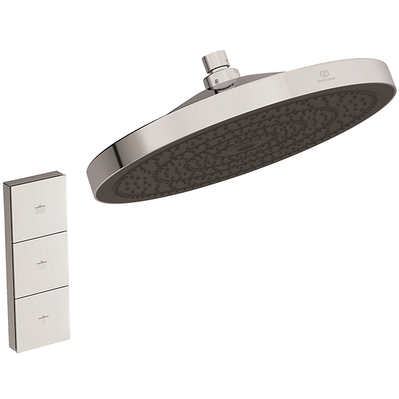 Ideal Standard IDEALRAIN SOLOS Hovedbruser 300x300x93 mm 3 strålefunktioner krom