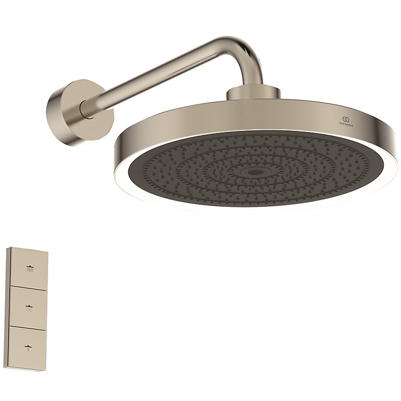 Ideal Standard IDEALRAIN SOLOS Hovedbruser 330x577x239 mm silver storm