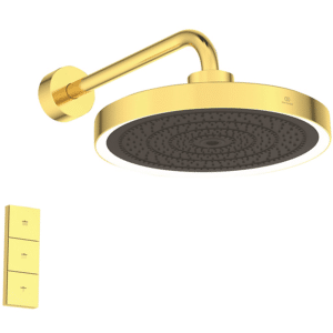 Ideal Standard IDEALRAIN SOLOS Hovedbruser 330x577x239 mm brushed gold