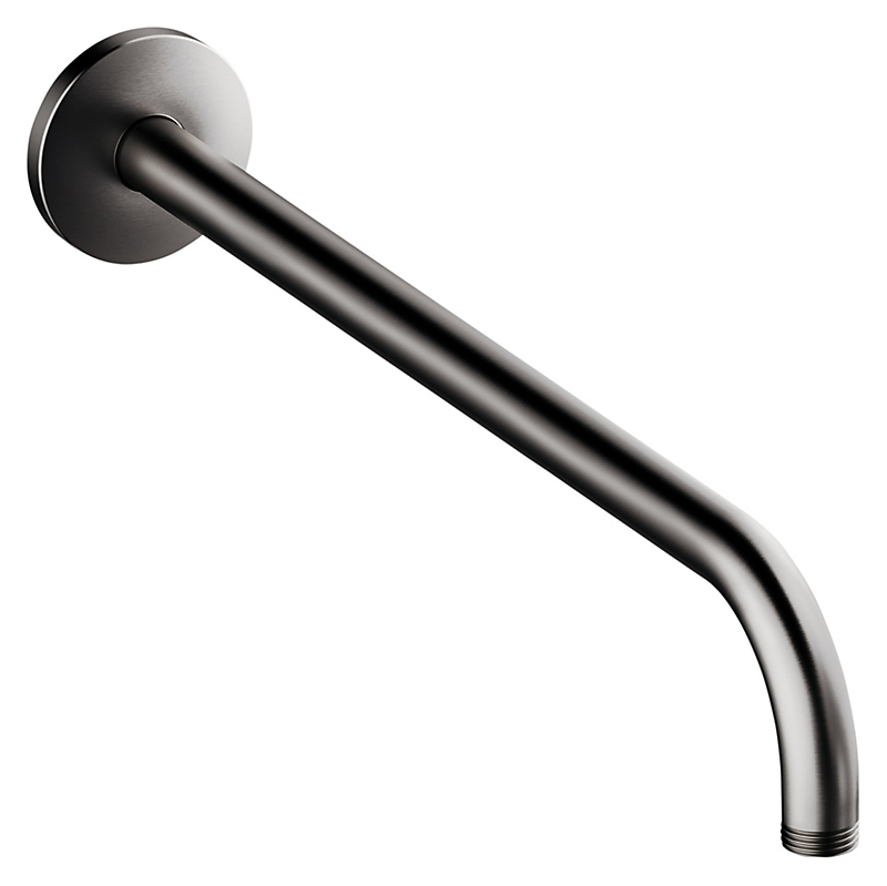 Damixa bruserarm 400mm lang til vægbruser. Børstet graphite grey