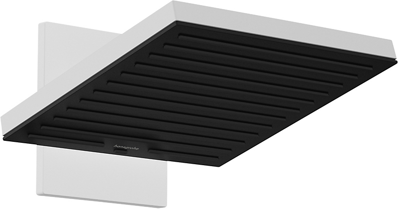 hansgrohe Pulsify E Hovedbruser 260 2jet med bruserbøjning, Mat hvid