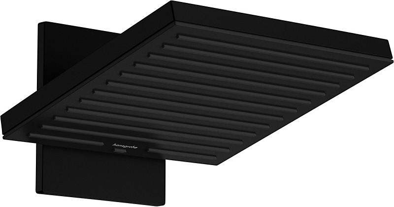 hansgrohe Pulsify E Hovedbruser 260 2jet EcoSmart med bruserbøjning, Mat sort