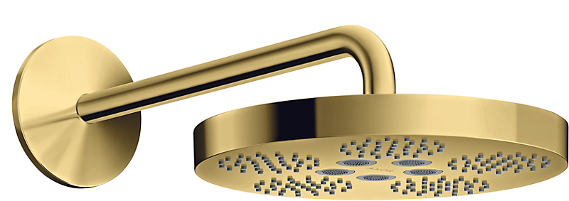 hansgrohe AXOR One hovedbruser ø 280 til væg poleret guld optik