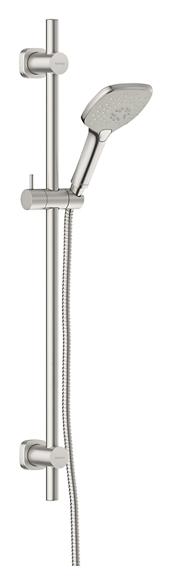 Damixa brusesæt Pine flex 3 funktioner, rub clean, steel (pvd)