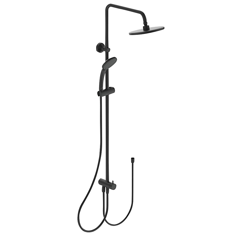 Ideal Standard Idealrain Brusesystem Ø200mm hovedbruser. Silk Black