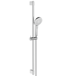 Ideal Standard evo Idealrain brusesæt. Rund Ø110/900, justerbare beslag, 3 strålefunktioner, Krom