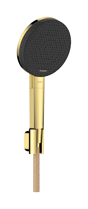 hansgrohe Raindance Alive Select S Bruserholdersæt 125 3jet EcoSmart br.sl 160 pol guld-opt PVD