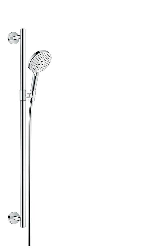 hansgrohe Raindance Select S120 brusesæt. 900mm. 3 jet. Krom/hvid