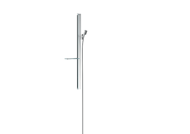 hansgrohe Unica E Bruserstang 90 cm med bruserslange & sæbeskål. Krom