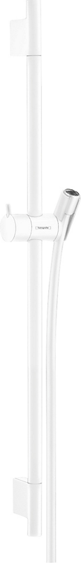 hansgrohe Unica'S Puro glidestang 65 cm med bruserslange 160 cm, Mat hvid