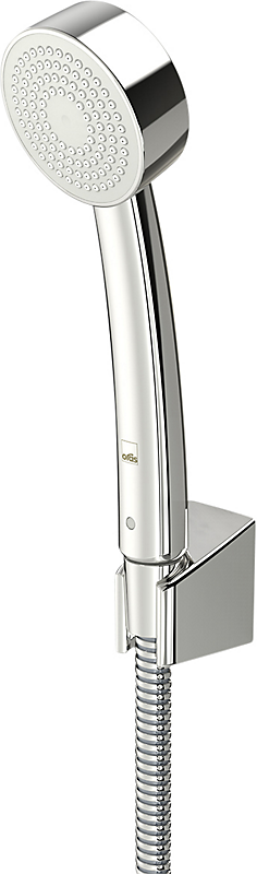 Oras Apollo håndbrusersæt Ø70 1 stråletype, vægbeslag og slange