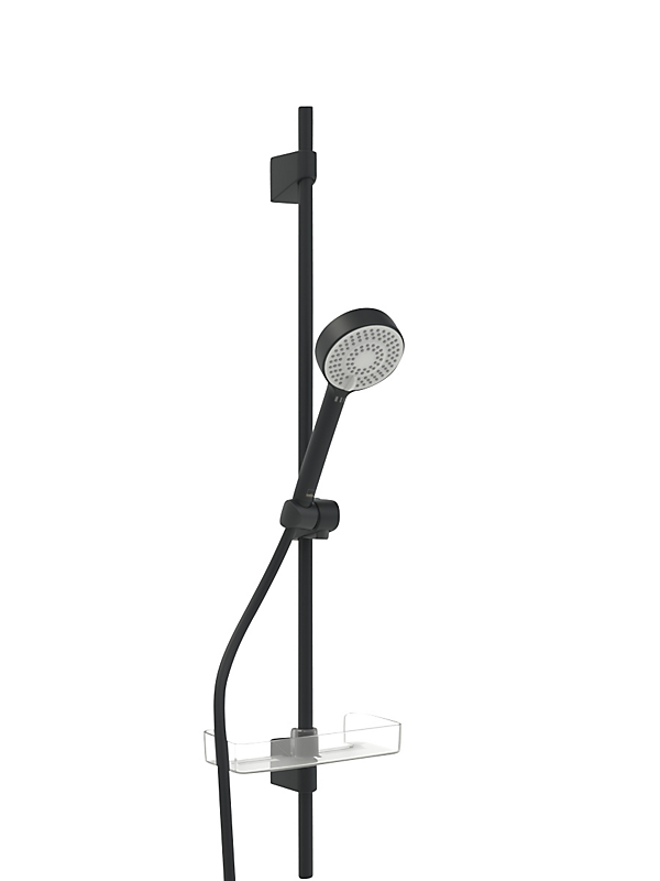 Oras Apollo brusesæt Ø95mm bruserhoved, mat sort