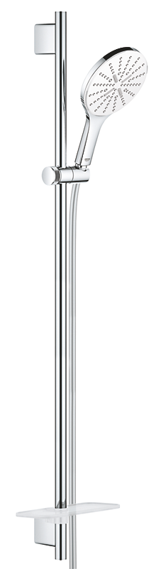 GROHE Rainshower SmartActive 150 brusestangsæt med håndbruser, brusestang 900mm, Silverflex bruserslange 1.750mm