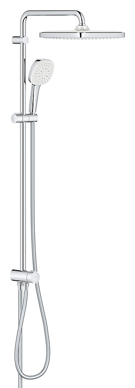 GROHE Tempesta Cube 250 brusesystem diverter system 8,7L. Krom